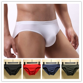Mens Thong Comfortable Ice Silk Transparent Skinny Thin Ultra Low Waist  Panties