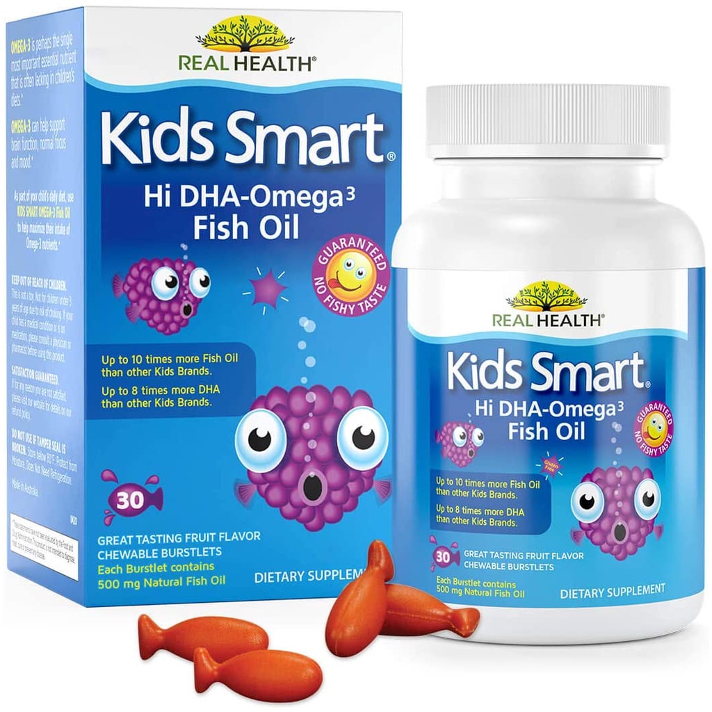 Bioglan, Kids Smart, Hi DHAOmega 3 Fish Oil, Great Tasting Fruit