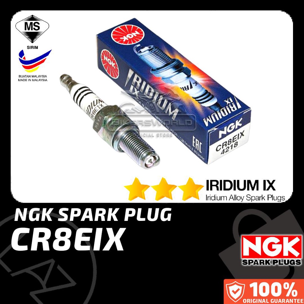 PLUG IRIDUM MOTOR NGK IRIDIUM SPARK PLUG CR8EIX NGK SPARK PLUG 100% ...