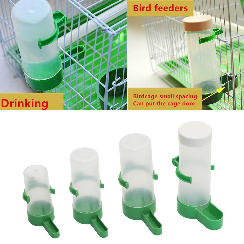 1Set Automatic Drinking Cups Bird cage Hanging Drinkers Drinking Bottle
