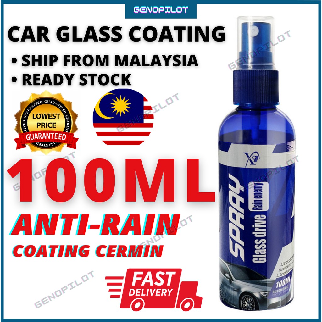 Nano Rain Repellent Car Glass Windscreen Coating Liquid Anti rain Car Care  Super 8 100ml Car Care Rain Repellent