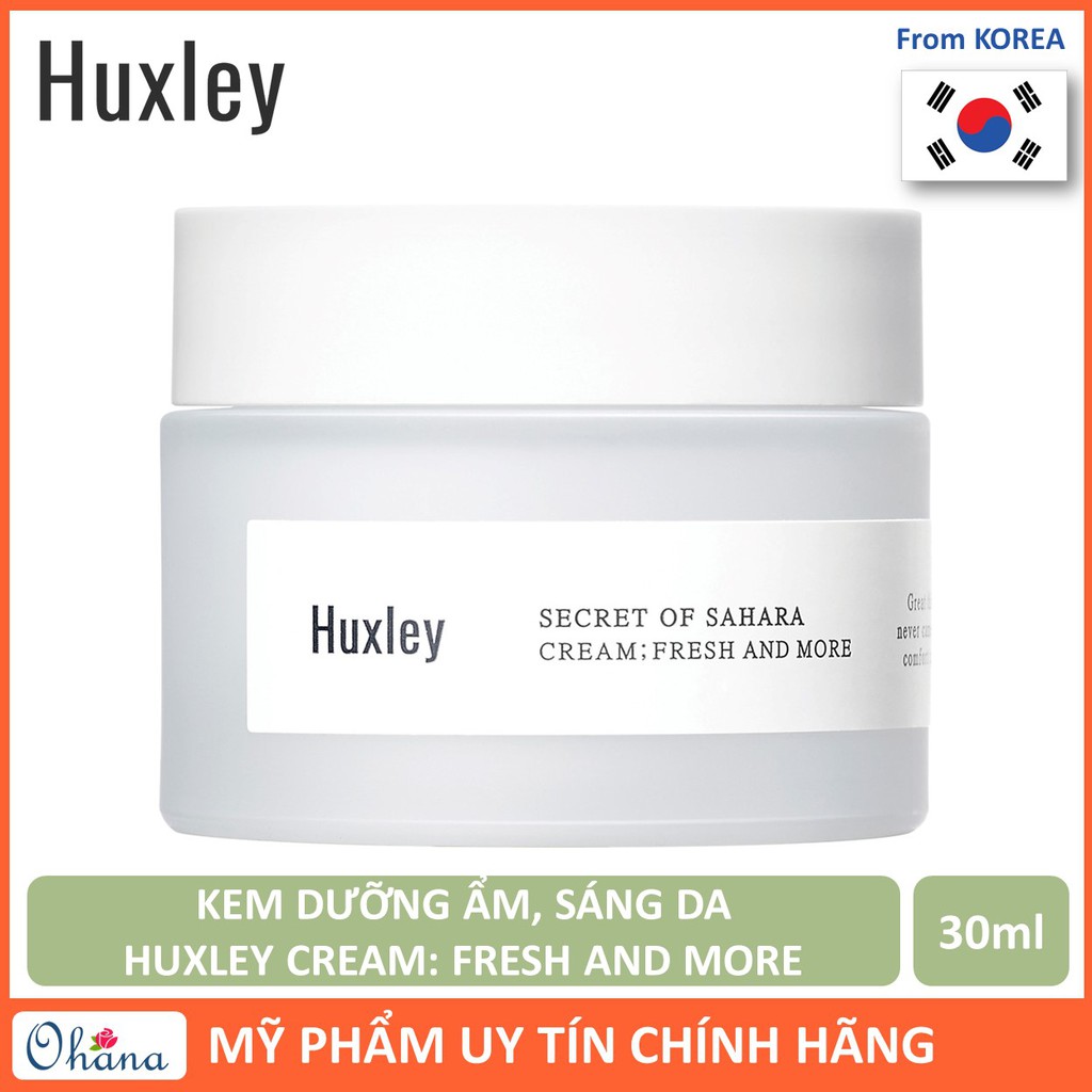 Huxley Cream; Fresh And More Gel Brightening Cream 50ml | Shopee Malaysia