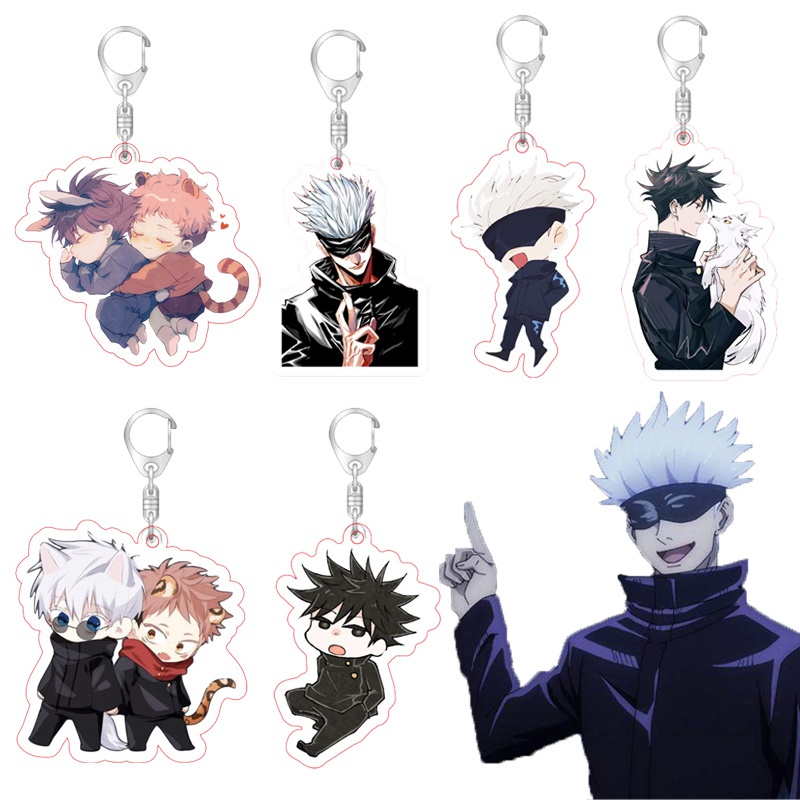 Jujutsu Kaisen Keychain Acrylic Pendant Transparent Polygonum ...