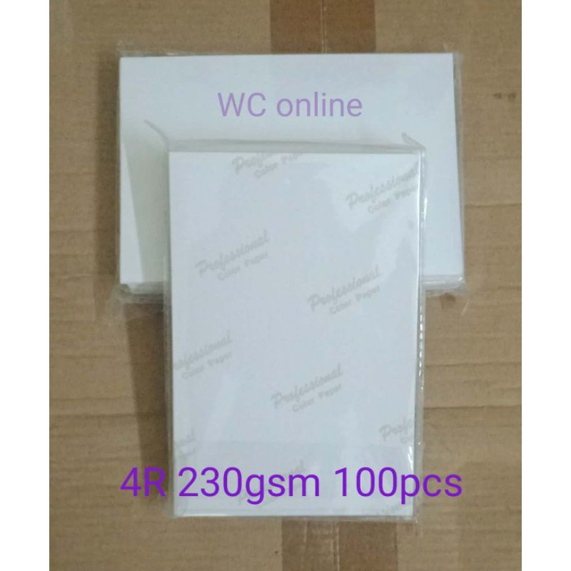 **Ready Stock** 4R Glossy Photo Paper 230gsm 100 sheets | Shopee Malaysia