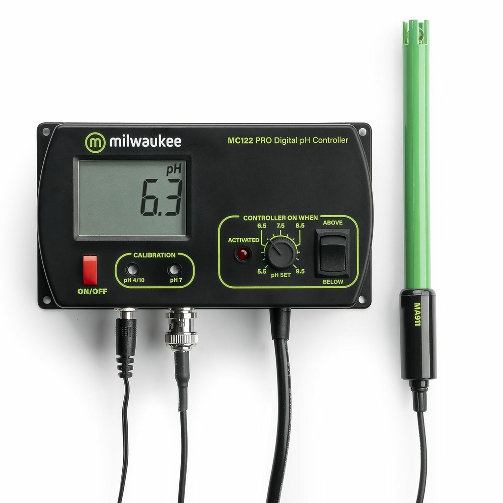 Milwaukee PRO MC-122 pH Controller (measure and adjust pH levels ...