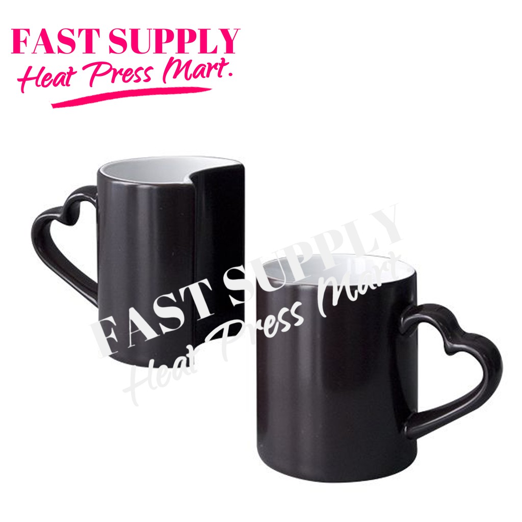 Sublimation Love Handle Couple Changing Colour Magic Mug & Mugfoam included (11oz) Shopee Malaysia