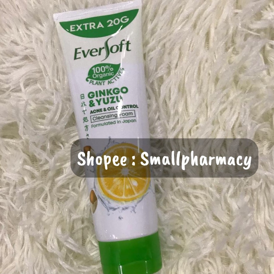 Eversoft Facial Cleansing foam 120g /195g [ gingko &amp; yuzu / tomato ...