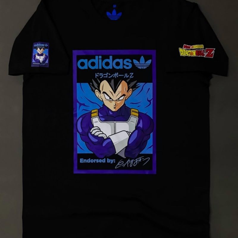 HD T SHIRT Dragonball Vegeta Adidas JAPAN Available big size man dragon ball figure tshirt anime baju bandai Shopee Malaysia