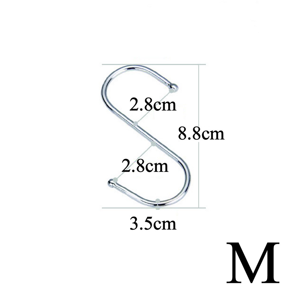 S Hook / S Shape Hook / Pengantung S / Penyangkut S / S Shaped Hanger
