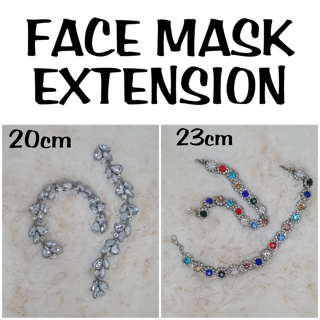 Diamond Crystal Face Mask Extension | Shopee Malaysia