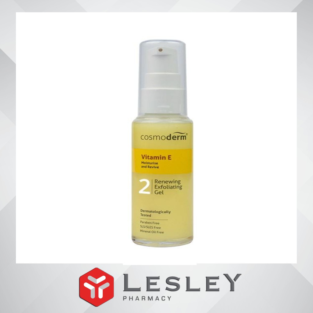 Cosmoderm Vitamin E Renewing Exfoliating Gel (previously Magic Exfoliating Gel) 30ml Shopee