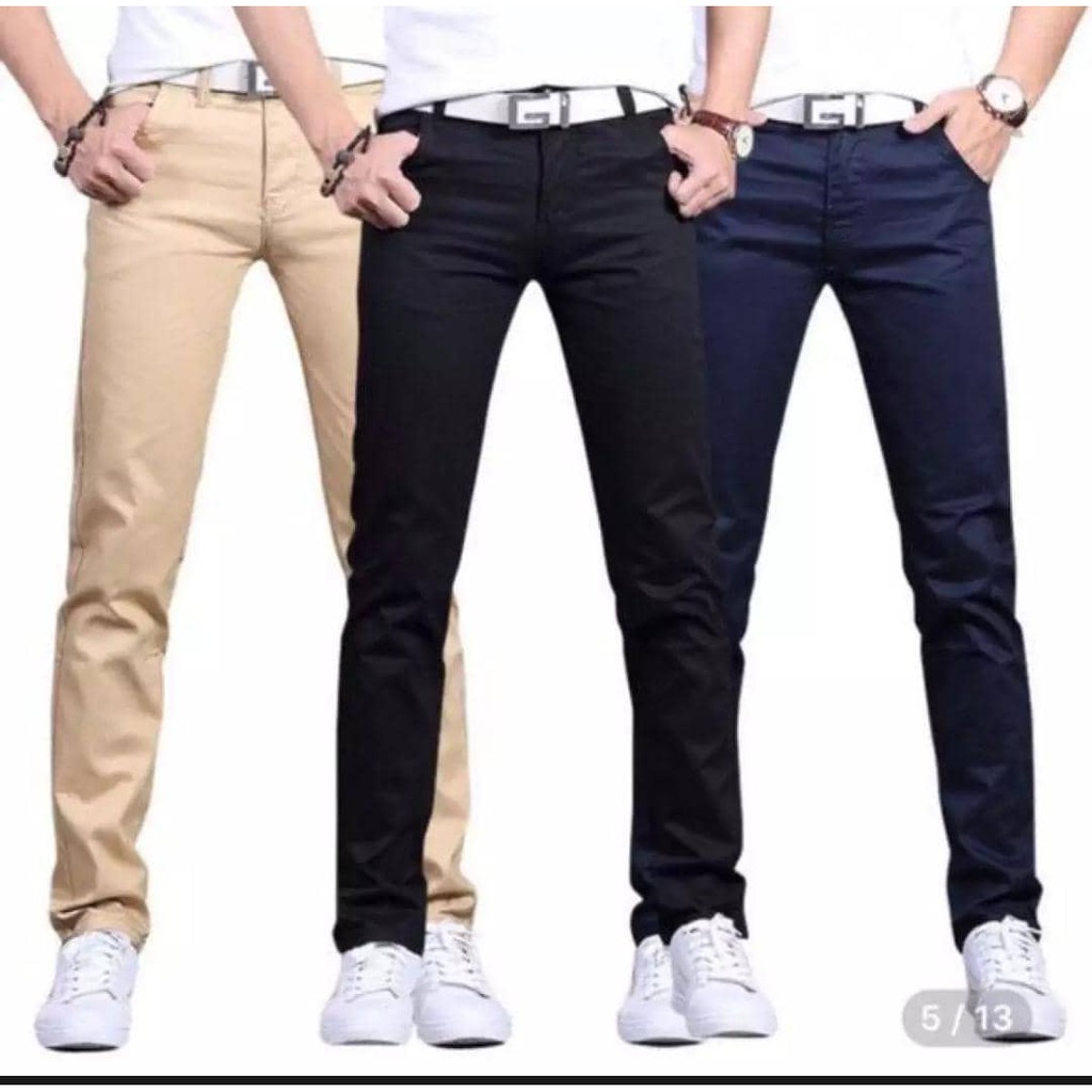 🔥🔥ready stock🔥(SIZE 2840) STRECHABLE MENS SLIM FIT SLACK PANT UNISEX