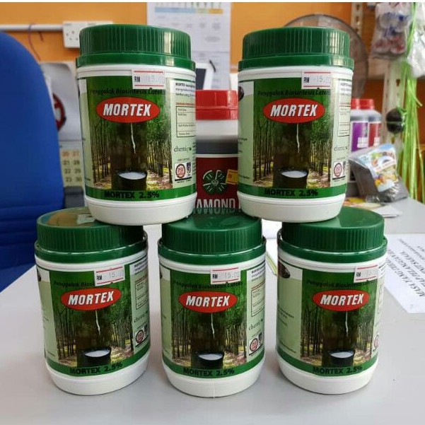 Mortex 2.5% Penggalak Susu Getah - 500g/500L - Disyorkan oleh Lembaga ...