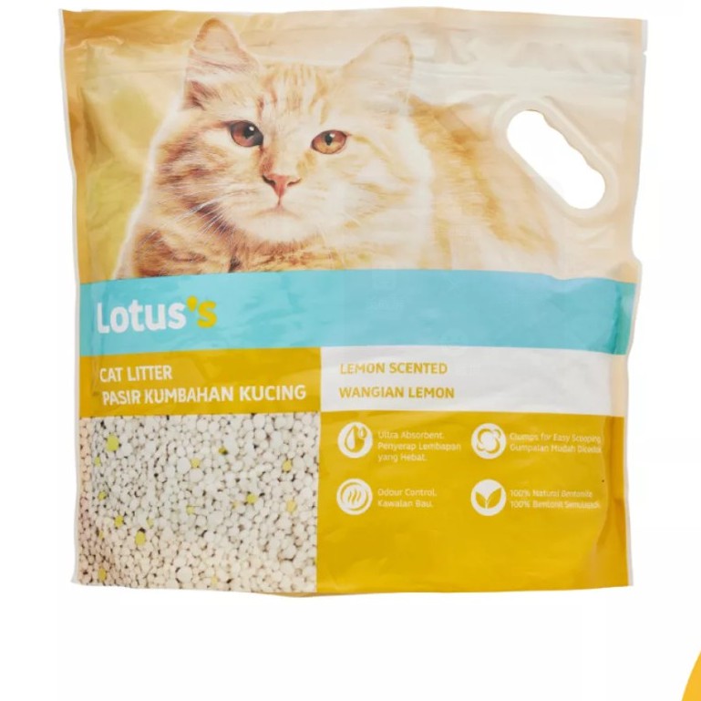 Lotus's /Tesco Cat Litter 5 liter Apple / Lemon Lotus's Cat Litter 5 L