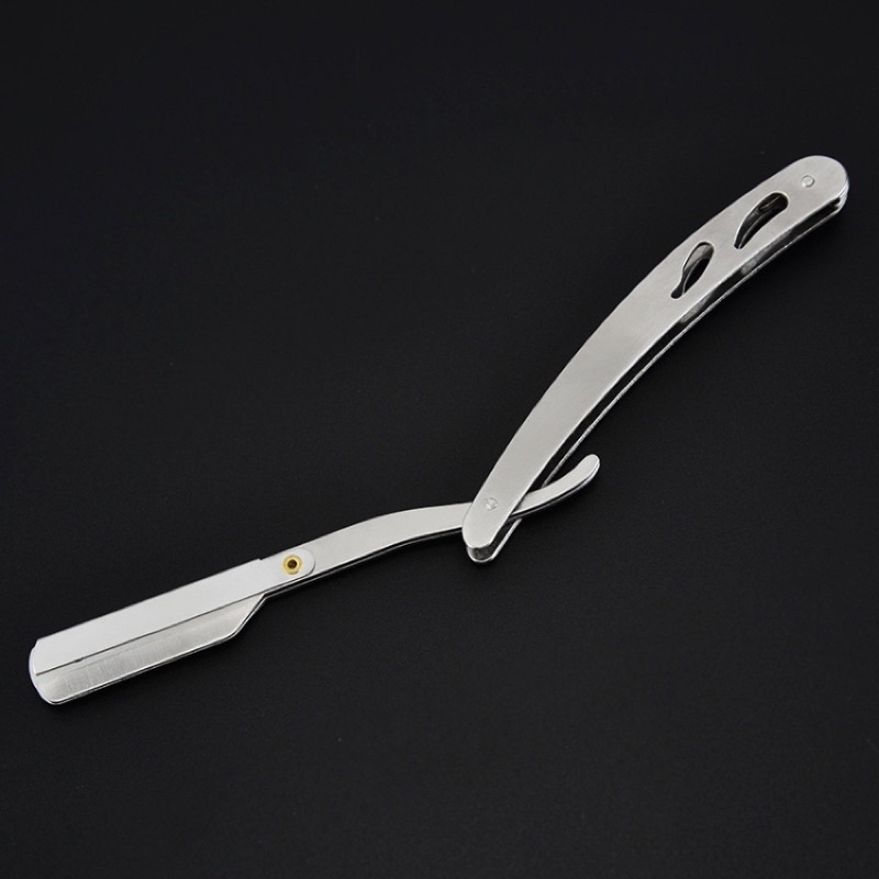 Razor Folding Pisau Cukur Stainless Steel Titanium 420 Hair Salon ...