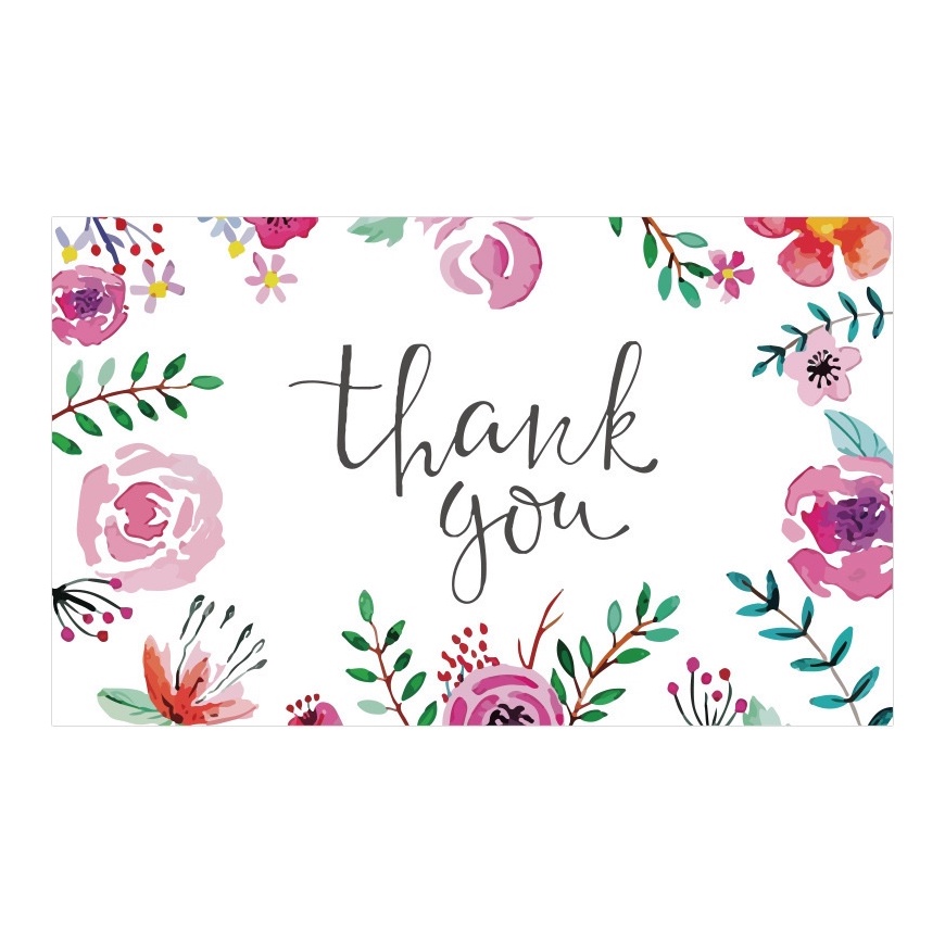 1pc Thank You Card Business Thank Card Kad Terima Kasih Gifts Gift Card ...