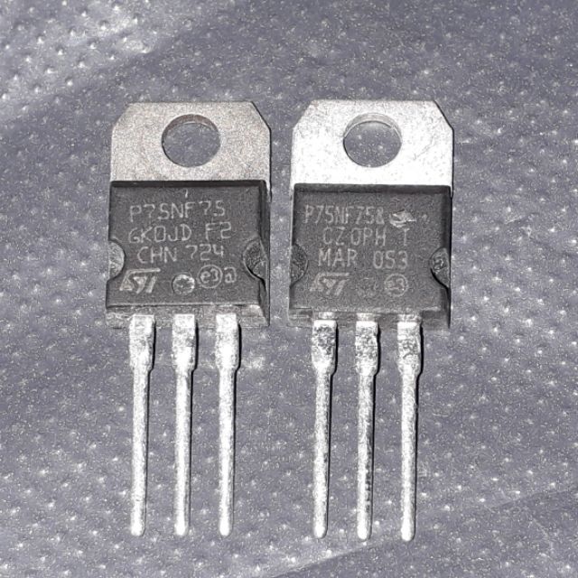 (1294) P75NF75 75N75 STP75NF75/ YPI7575C/ MOSFET 80A/75V 200W TO-220 ...