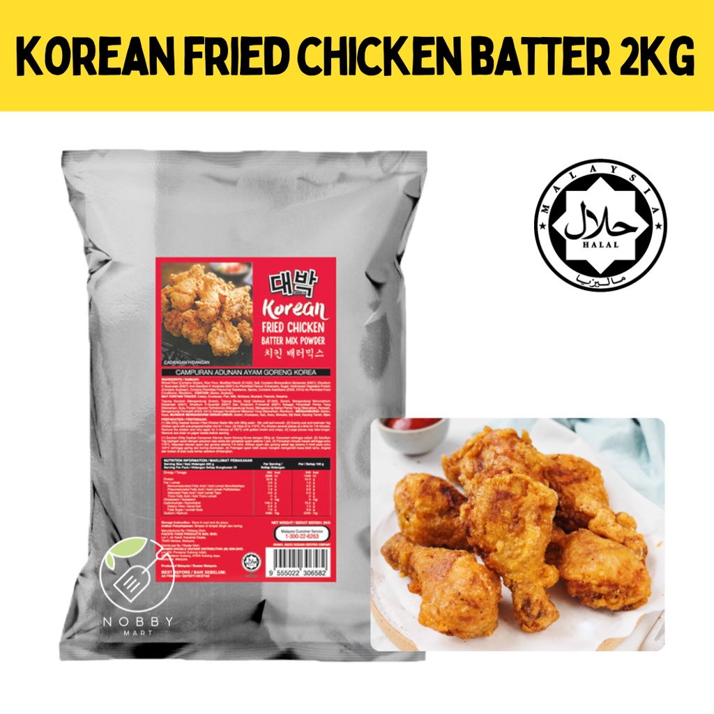 Mamee Korean Daebak Fried Chicken Batter Mix Powder 2KG Shopee Malaysia