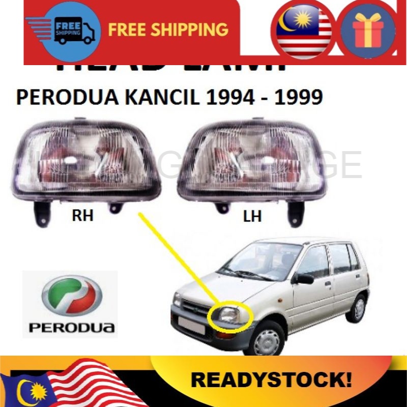 LAMPU PERODUA KANCIL DEPAN MIRA L2 L2S L200 L200S / HEADLAMP LIGHT
