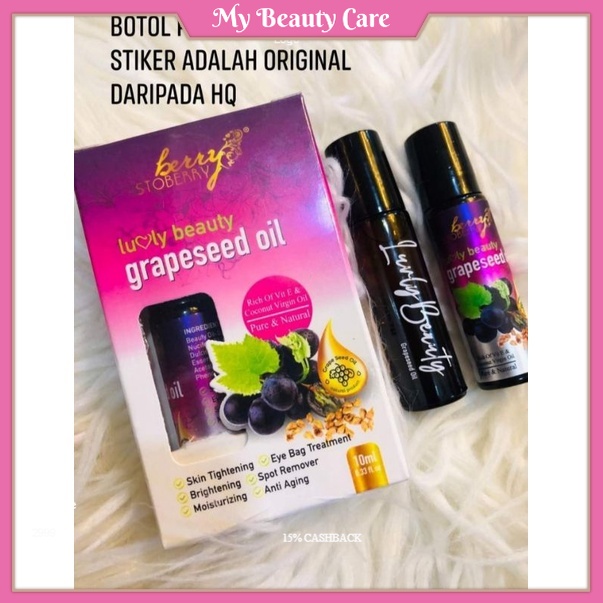 Luvly Beauty Grapeseed Oil 10ml / Grapeseed Oil Luvly Beauty / HSR