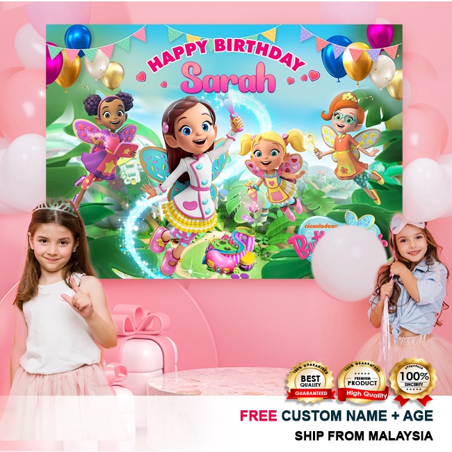 Birthday Banner / Birthday Backdrop / Hari Jadi - Butterbean Cafe