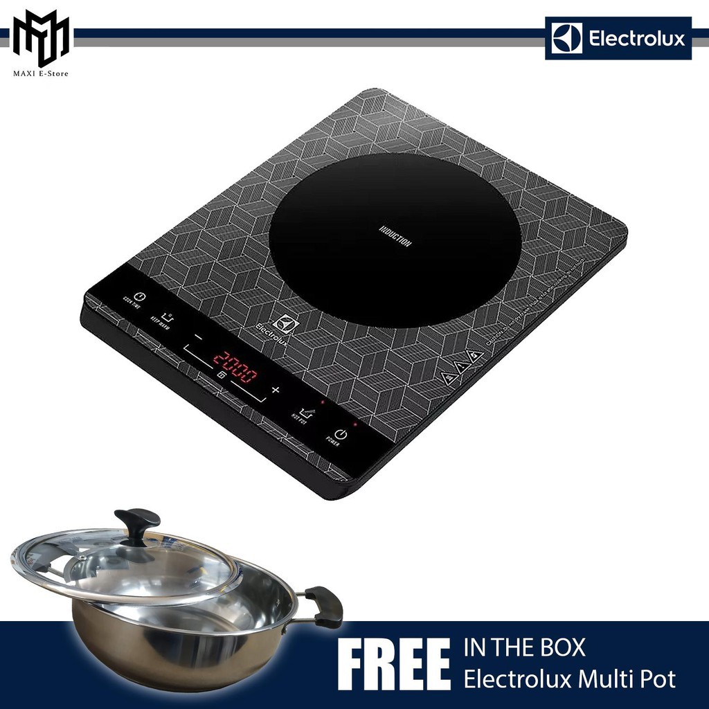 Electrolux Portable Induction Cooker 8 Power Levels [Free Multi Pot] ETD29PKB Shopee Malaysia