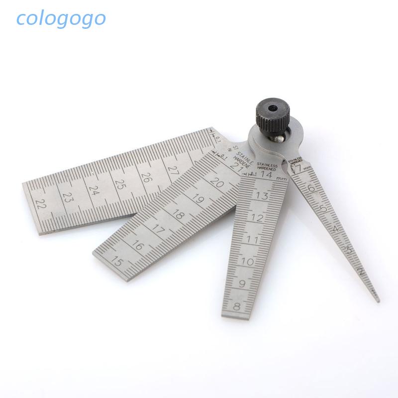 COLO Upgraded Welding Taper Feeler Gauge Rulers Hole Inspection Tool ...