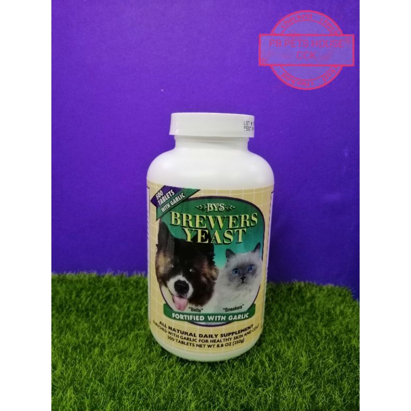 BYS BREWERS YEAST SUPPLEMENT WITH GARLIC FOR CATS DOGS Shopee Malaysia