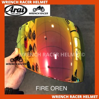 Visor for ARAI MZF Helmet (Fire Oren / Revo Blue) | Shopee Malaysia