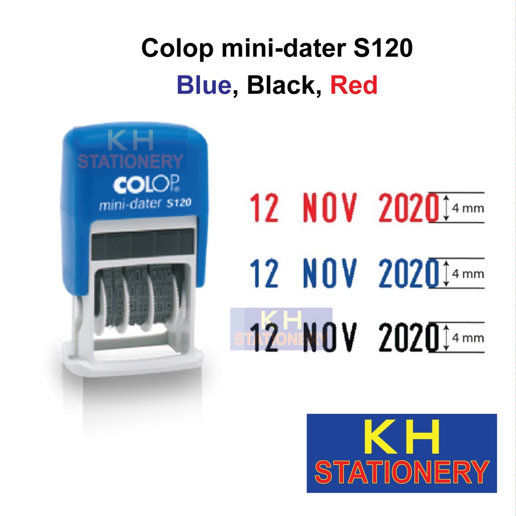 Colop S120 Mini Dater / Ready Made Date Stamp / Dater Stamp / Date Chop ...