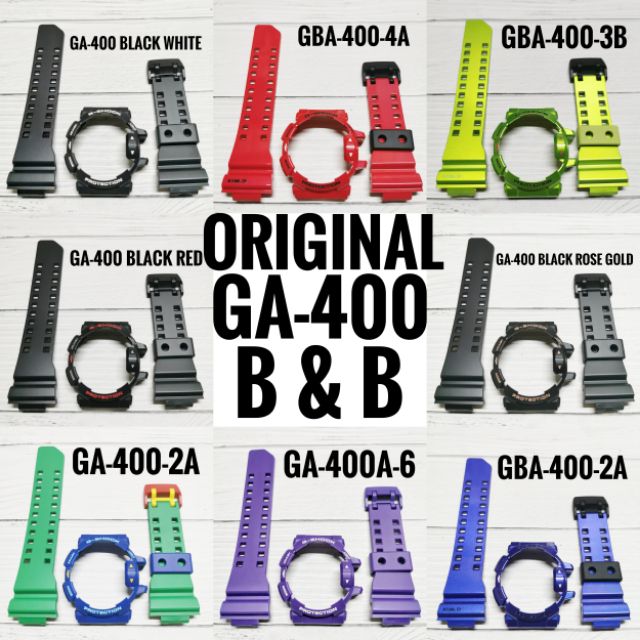 Custom Jelly Bezel & Straps for G-Shock GA-400 / GBA-400 | Dyed Straps | store Rainbow | Special gift | Watch accessories