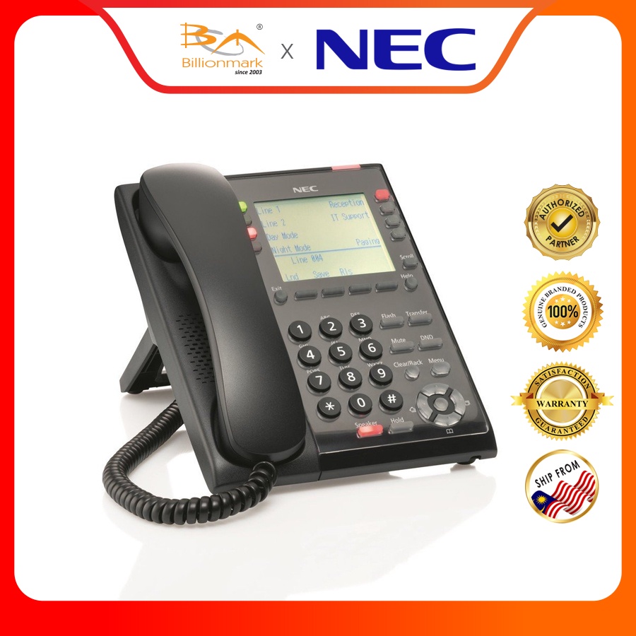 NEC IP7WW-8IPLD-C1 8-KEYS IP DESI-LESS MULTILINE TERMINAL FOR SL2100 ...