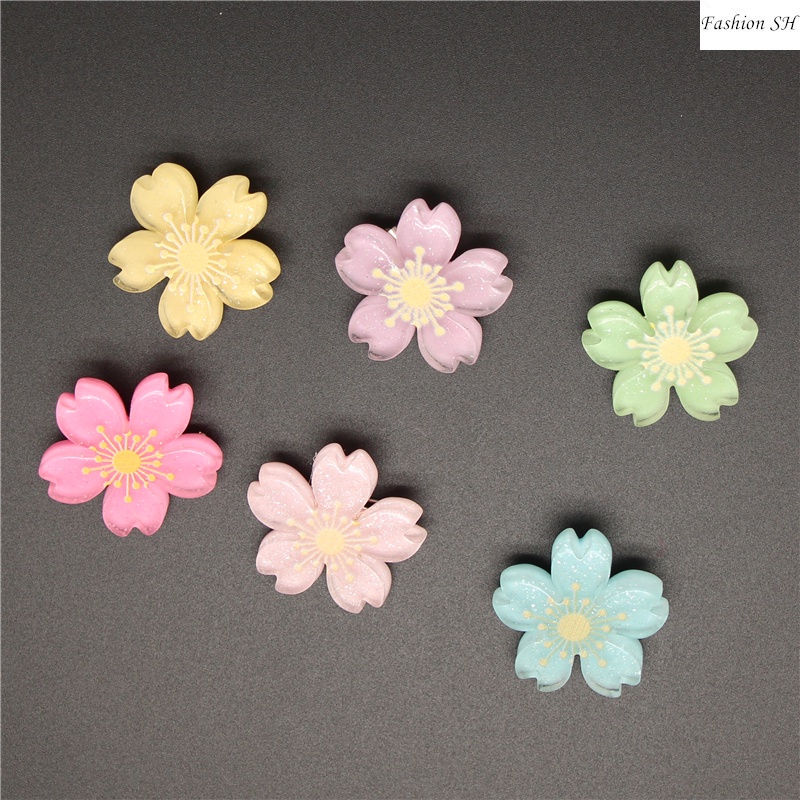 New Simple Plastic Sakura Safety Pin Brooch M70070 | Shopee Malaysia