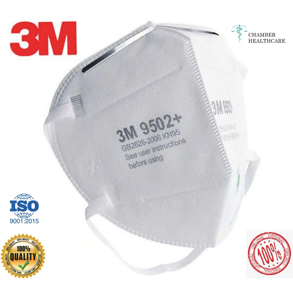 3M 9502+ N95 PARTICULATE RESPIRATOR [ORIGINAL FRESH][READY STOCK][25 ...