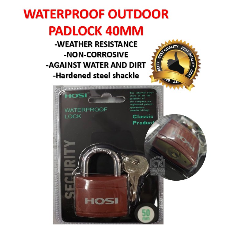 Outdoor padlock on sale