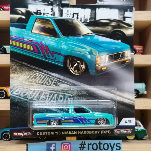 HOT WHEELS PREMIUM CUSTOM '93 NISSAN HARDBODY D21 - Cruise Boulevard ...