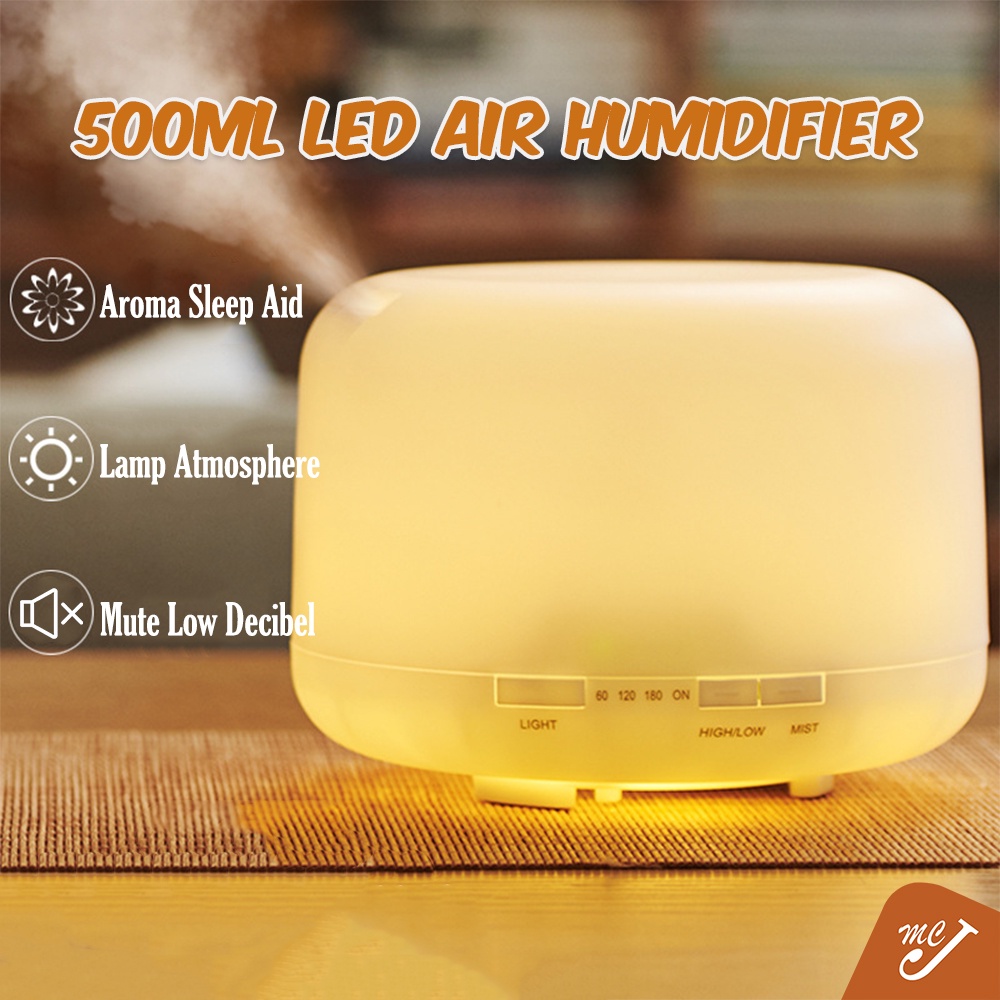 McJoden AIR HUMIDIFIER WITH REMOTE 500ml Air Humidifier Diffuser