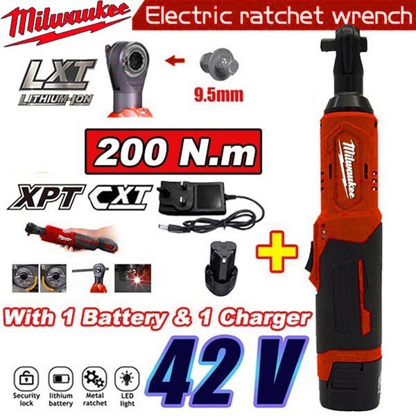 Milwaukee battery ratchet discount wrench