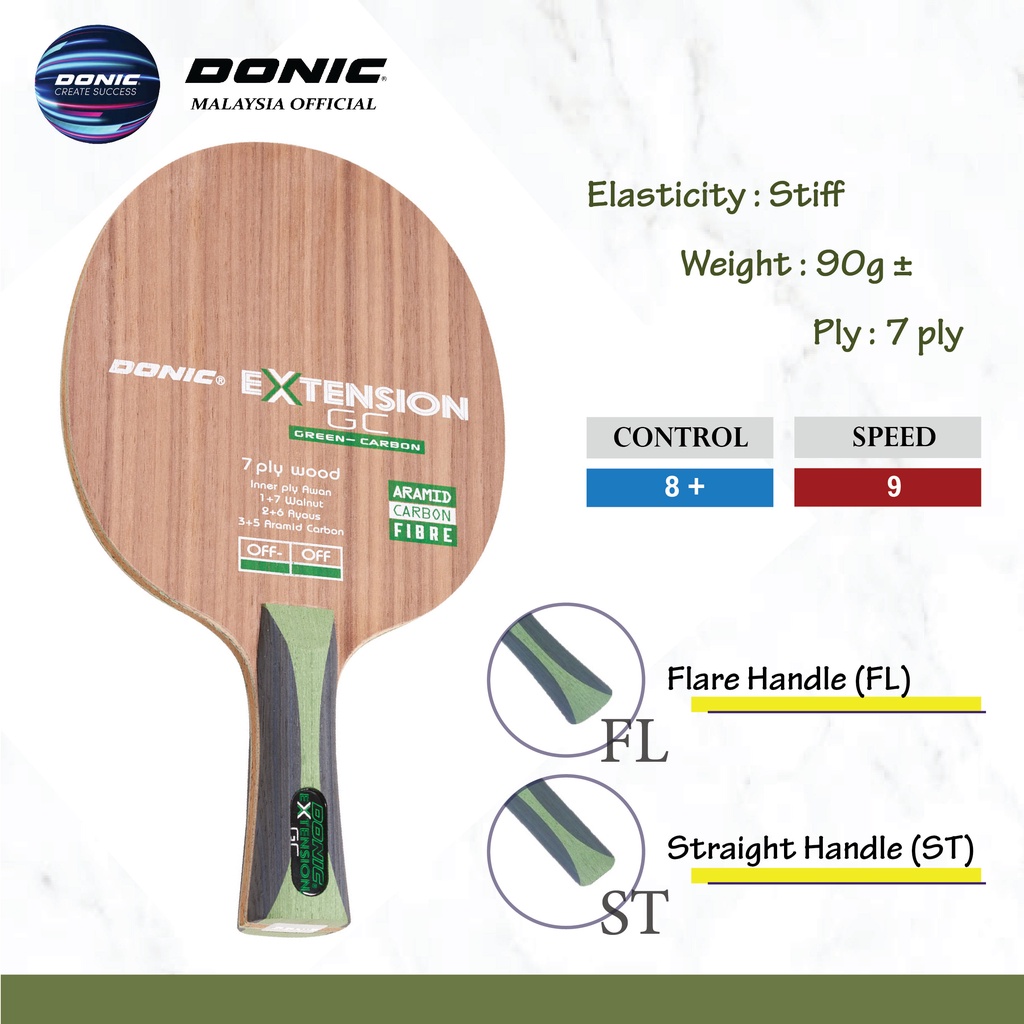 Donic Extension GC Outstanding Ball Feedback Table Tennis Blade | Shopee  Malaysia