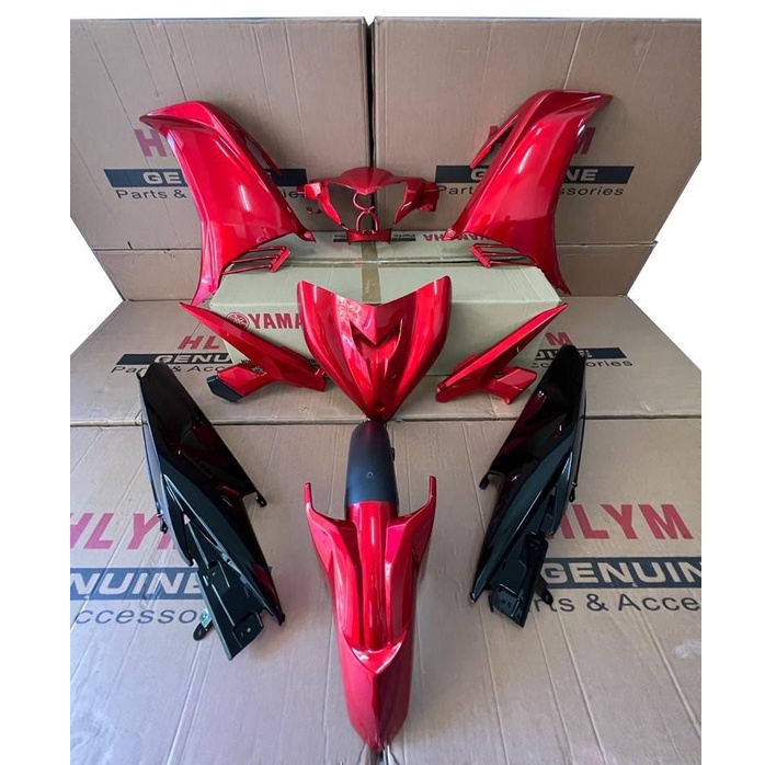 LC135 NEW V3 ( RM7 55D2) COVER SET 100% ORIGINAL YAMAHA 55D-F0000-02-P1 ...