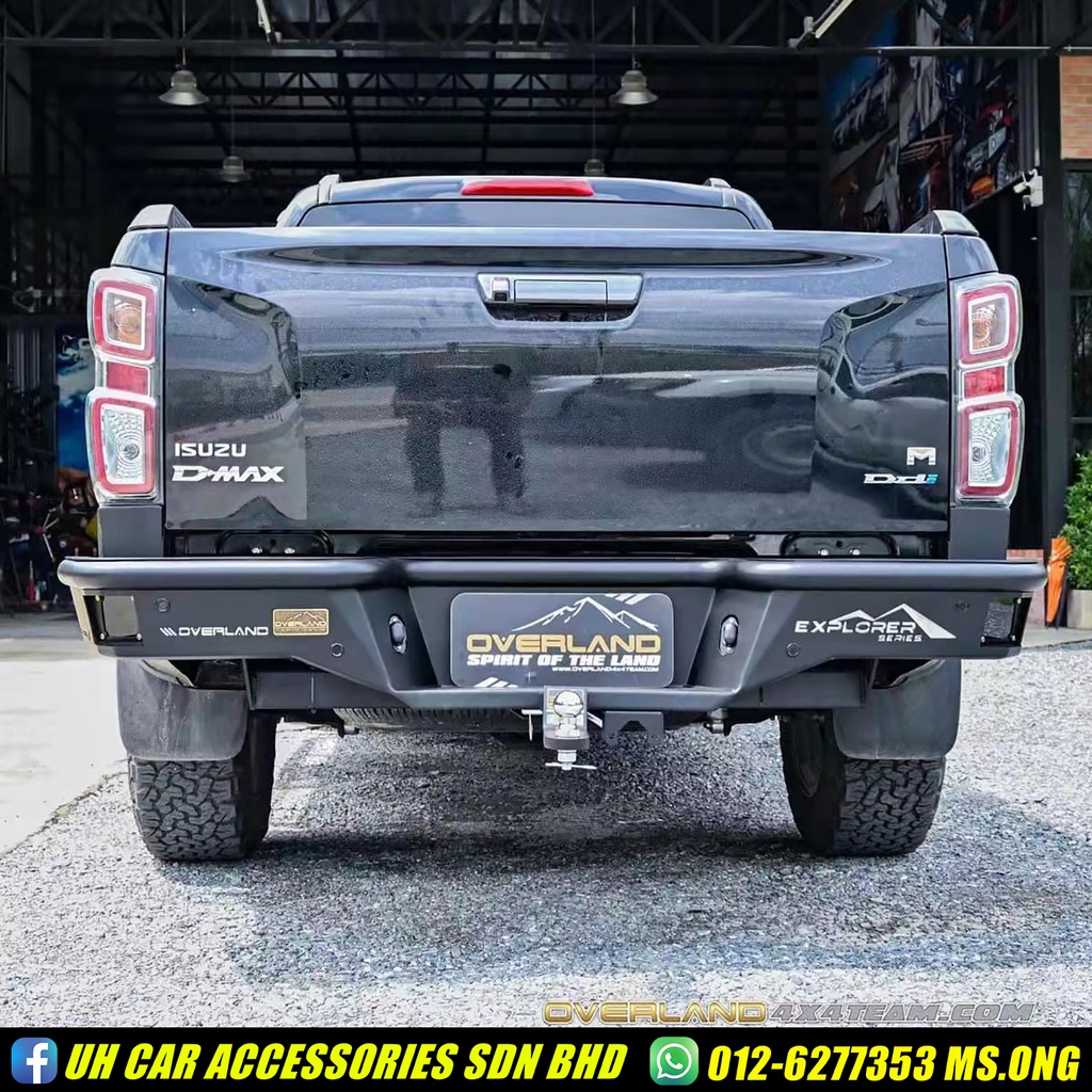 Isuzu DMax Dmax 2021 OVERLAND Rear Bumper Bull Bar Shopee Malaysia