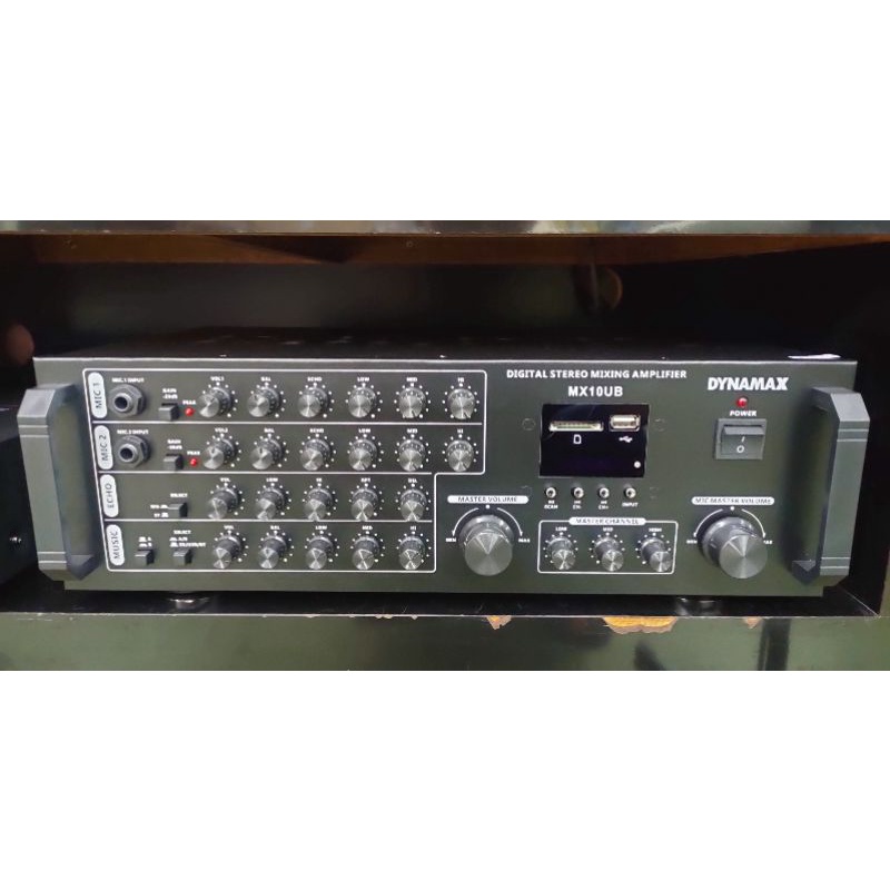 DYNAMAX PROFESSIONAL KARAOKE MIXER AMPLIFIER MX10UB Shopee Malaysia