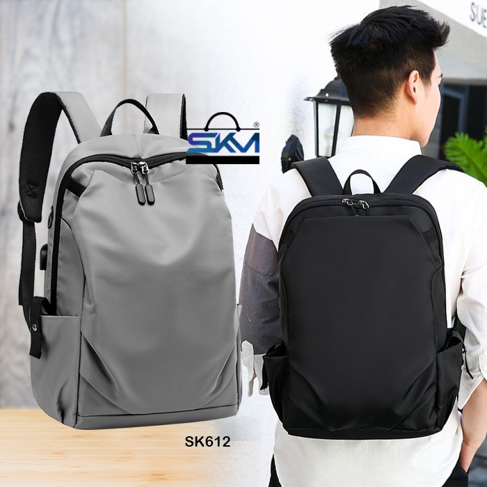 SKM Large Capacity Anti-Theft Waterproof USB Rechargeable Student ...