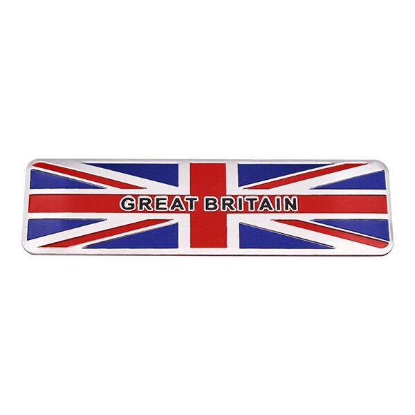 Car 3d Gb England Uk Flag Union Jack Shield Emblem Badge Decals Decor D8