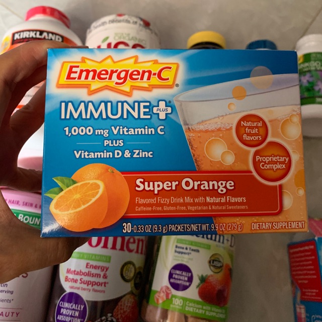 Emergen-c vitamin effervescent powder (orange) | Shopee Malaysia