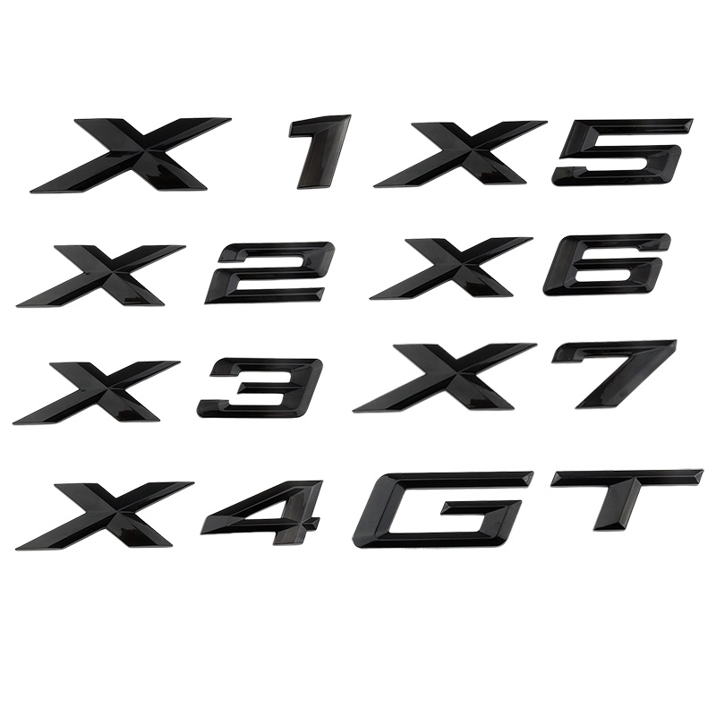 NEW BMW X1 X2 X3 X4 X5 X6 X7 GT car logo trunk tail label emblem car ...