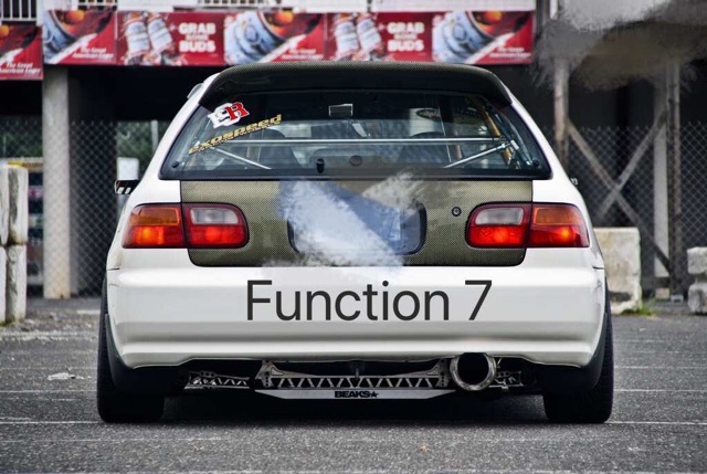 Function 7 Subframe and Beaks bar Honda Civic SR3 SR4 EG6 EG9 Gold ...