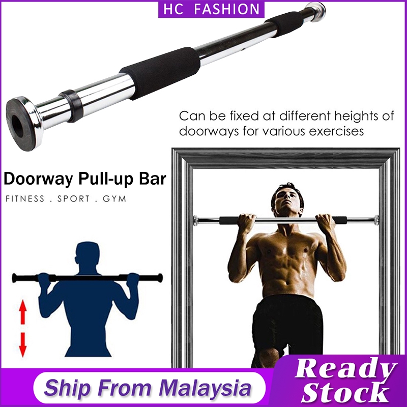 HC Doorway Pull Up Bar, No Screws Doorway Chin Up Bar for Home Gym pull ...