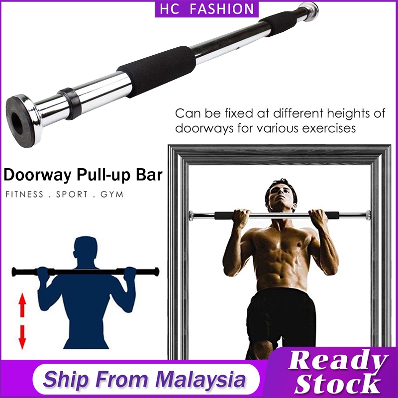 HC Doorway Pull Up Bar, No Screws Doorway Chin Up Bar for Home Gym pull