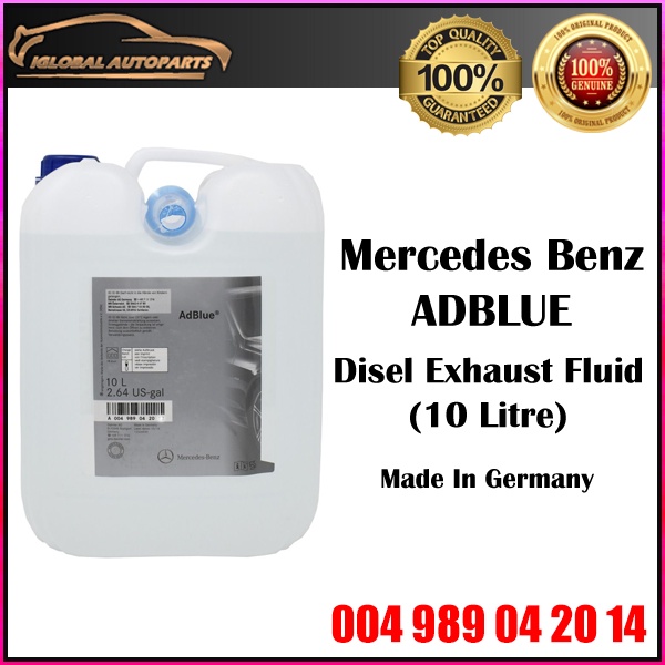 Mercedes Benz ADBLUE 10 Liter Diesel Exhaust Fluid (ORIGINAL) 10L
